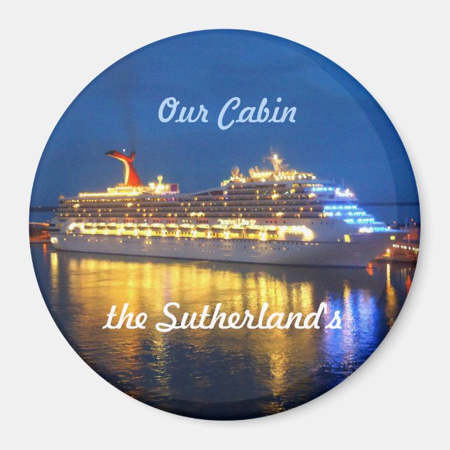 Hafenreflektionen Personalisiert Magnet (Vorne)