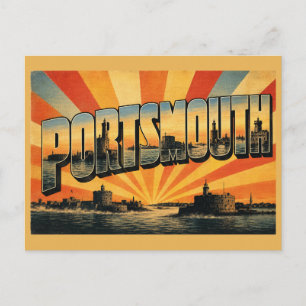 Hafenstadt Portsmouth England Solent Straße Postkarte