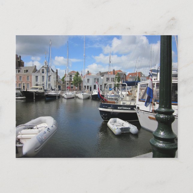 Hafenstadt Postkarte (Vorderseite)