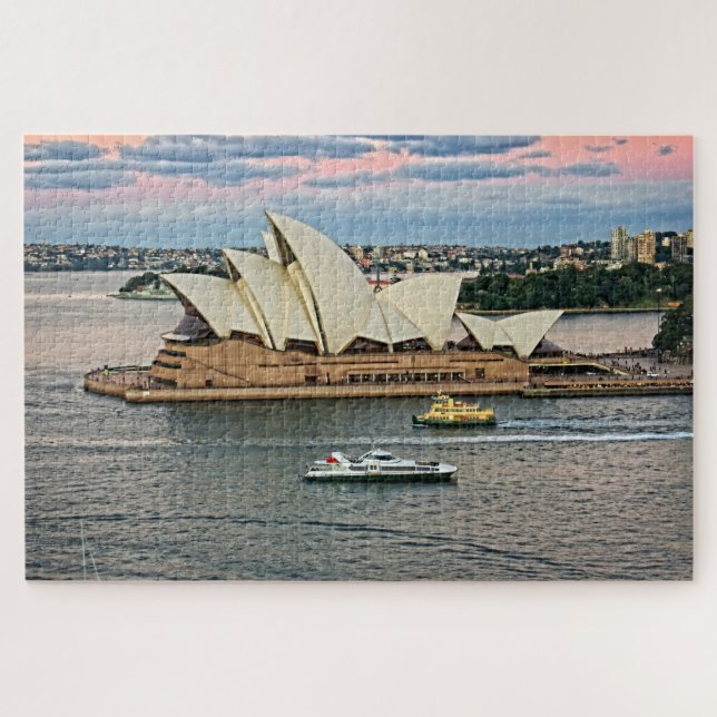 Hafenverkehr - Opernhaus Sydney -20x30-1014 PC (Horizontal)