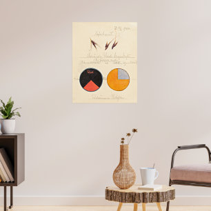 Hafer, 1920 von Hilma af Klint Poster