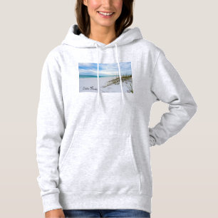 Haferflocken und weißer Sandstrand Morgens Hoodie