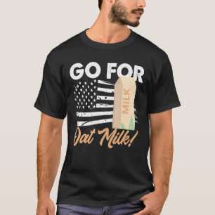 Hafermilch, Vegane Milchprodukte, frei Bio Pflanze T-Shirt