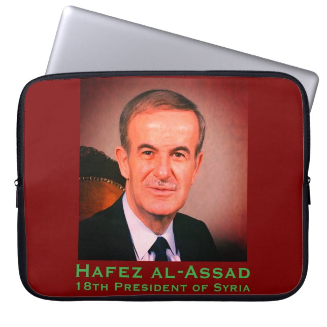 Hafez al-Assad, Präsident der Arabischen Republik  Laptopschutzhülle (Vorderseite)
