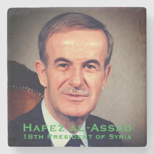 Hafez al-Assad, Präsident der Arabischen Republik Steinuntersetzer
