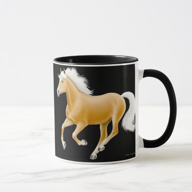 Haflinger Palomino Tasse (Rechts)