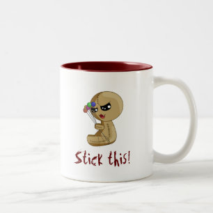 Haften Sie dieses! Zweifarbige Tasse