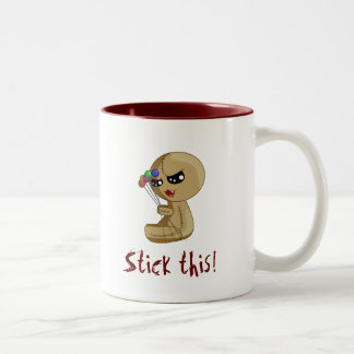 Haften Sie dieses! Zweifarbige Tasse