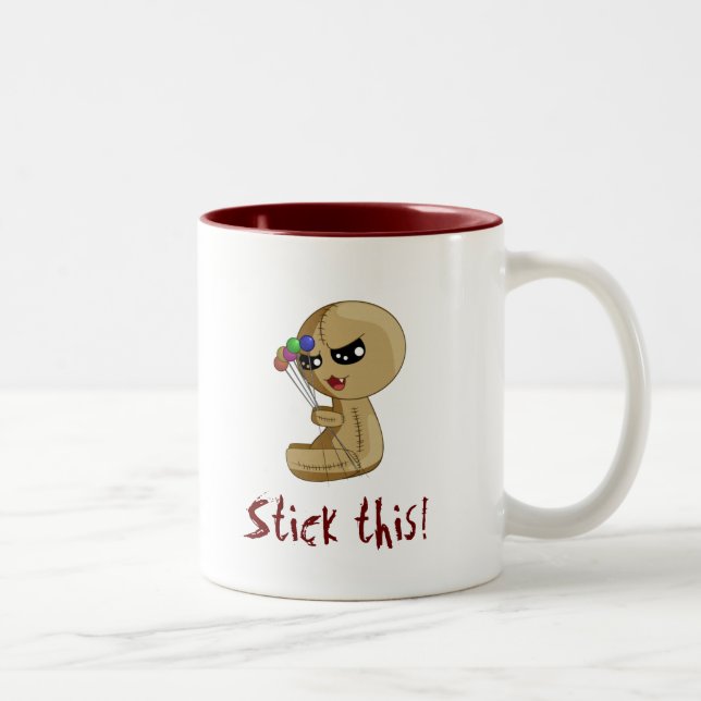 Haften Sie dieses! Zweifarbige Tasse (Rechts)