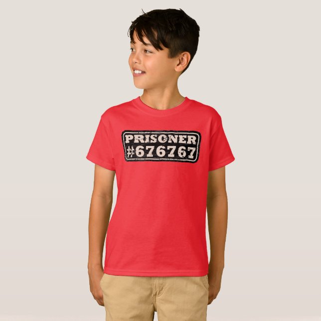 Häftling 67 Meme T-Shirt (Vorne ganz)