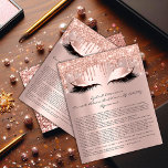 Haftung für Eyelash-Erweiterung Verzicht auf Funke Flyer<br><div class="desc">Die Präsentation des "Eyelash Extension Liability Waiver Funkelnd Pink Flyer" von Zazzle, eine perfekte Mischung aus essenzieller Funktion und faszinierendem Design. Dieser Flyer ist ein unentbehrliches Werkzeug für Fachleute, die sich auf Wimpernverlängerungen spezialisiert haben und eine stilvolle und dennoch praktische Lösung für die Verwaltung der Kundenwilligkeit und Haftungsausschlüsse bieten. Der...</div>