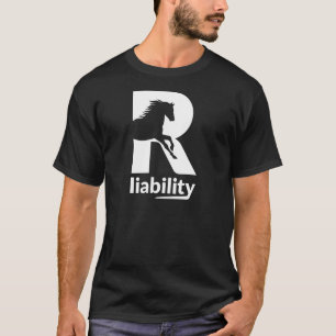 Haftung Pferdedesign R T-Shirt