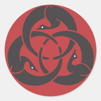 Hagakure Round Sticker