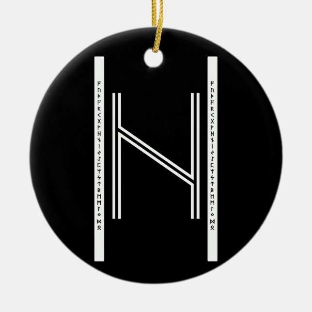 Hagalaz BW Ornamente (Vorne)