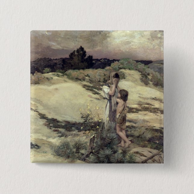 Hagar und Ishmael Button (Vorderseite)
