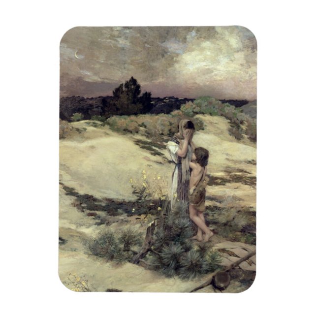 Hagar und Ishmael Magnet (Vertikal)
