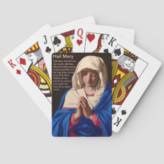 Hagel-Mary-Kartenstapeles Spielkarten