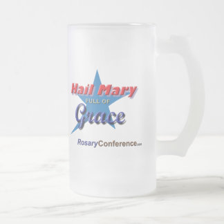 Hagel-Marymattierte GlasTasse Mattglas Bierglas