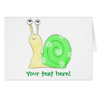 Hageln Sie die Schnecke