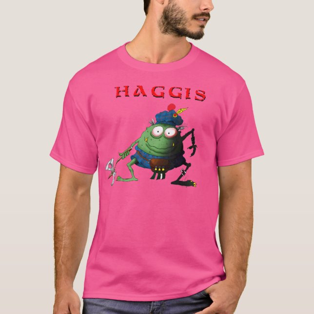Haggis Baseball Sleeve T-Shirt (Vorderseite)