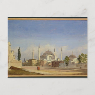 Haghia Sophia, Konstantinopel, 1843 (Öl auf Leinwa Postkarte