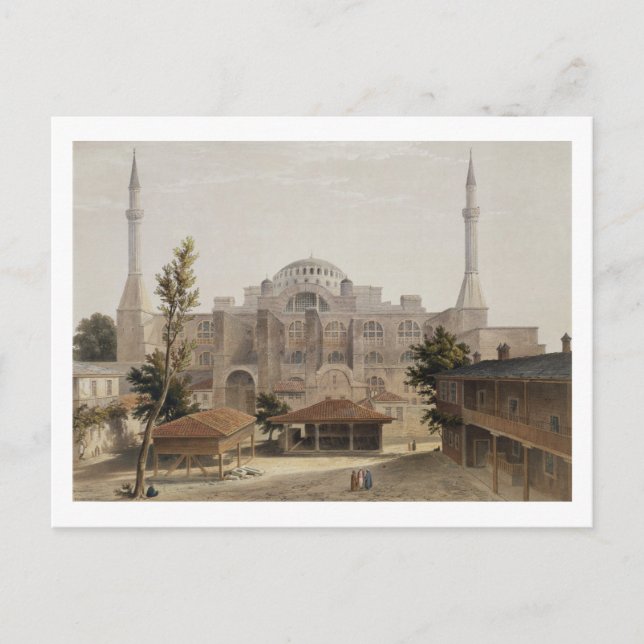 Haghia Sophia, Konstantinopel, Pub. 1852 (Farbe Postkarte (Vorderseite)