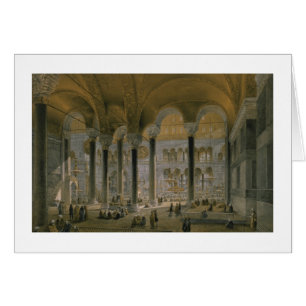 Haghia Sophia, plat 6 : la nef du nord, b gravé