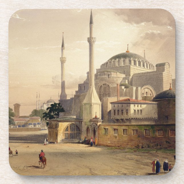 Haghia Sophia, Platte 17: Außenansicht des mosq Untersetzer (Vorderseite)
