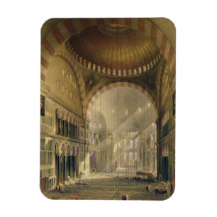 Haghia Sophia, Platte 24: Innenraum des zentralen Magnet