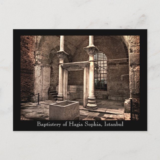Hagia Sophia Baptistery Postcard Postkarte (Vorderseite)