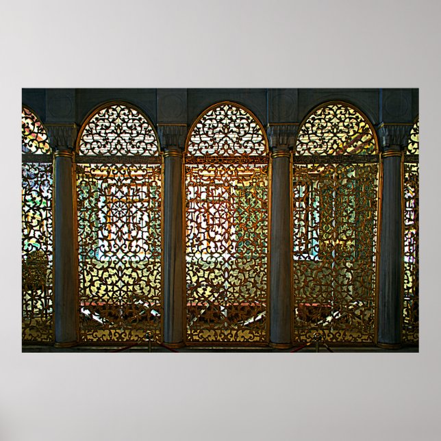 Hagia Sophia. Fragment des Inneren. Design. Poster (Vorne)