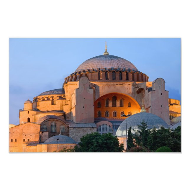 Hagia Sophia in Istanbul Fotodruck (Vorne)