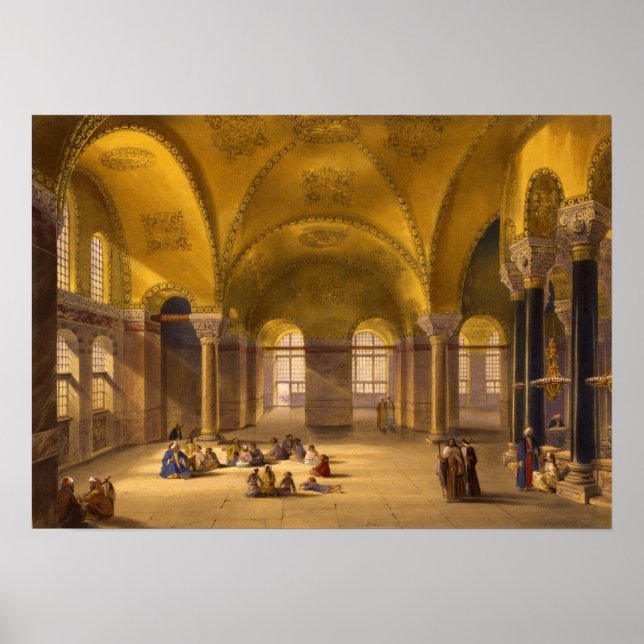 Hagia Sophia Interior Poster (Vorne)