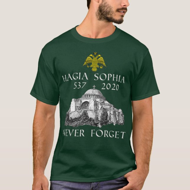 Hagia Sophia Kirche Museum Römisch Byzantinische S T-Shirt (Vorderseite)