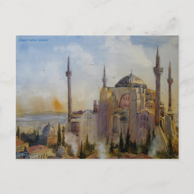 Hagia Sophia Postkarte (Vorderseite)