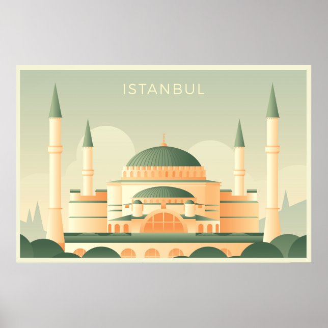 Hagia Sophia Türkei Poster (Vorne)