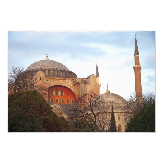 Hagia Sophia wird vom byzantinischen Fotodruck (Vorne)