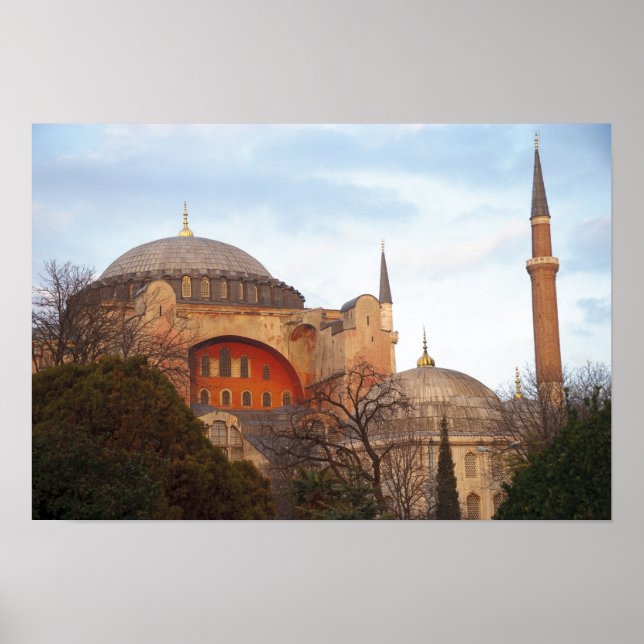 Hagia Sophia wird vom byzantinischen Poster (Vorne)