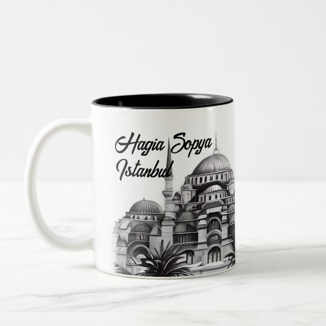 Hagia Sopya in Istanbul Tasse Türkei (Links)