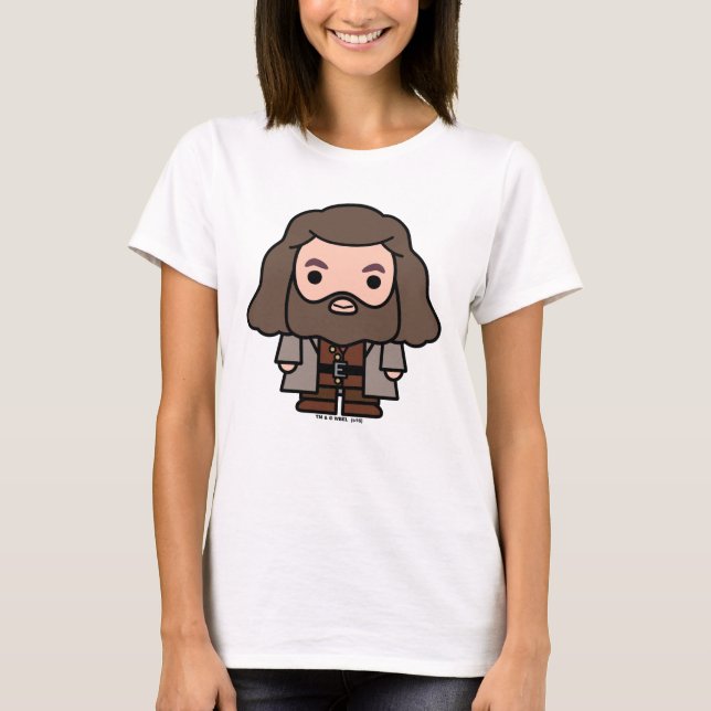 Hagrid Cartoon Character Art T-Shirt (Vorderseite)