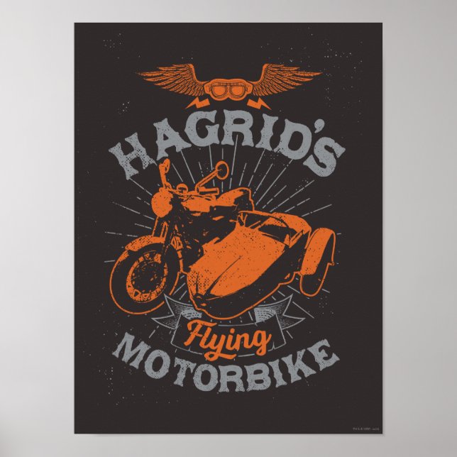 Hagrids fliegendes Motorrad Poster (Vorne)