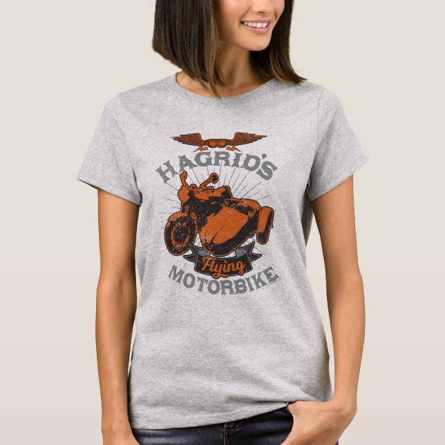 Hagrids fliegendes Motorrad T-Shirt (Vorderseite)