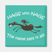Hags mit Nags Vintagen Designmagneten