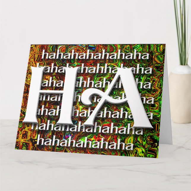 HAHAHA - Leere Karte (Vorderseite)