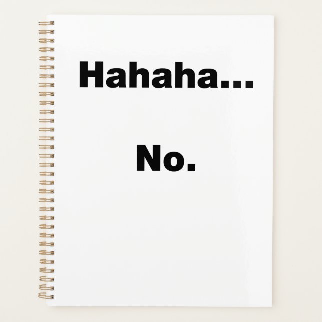 Hahaha..nein Planer (Vorderseite)