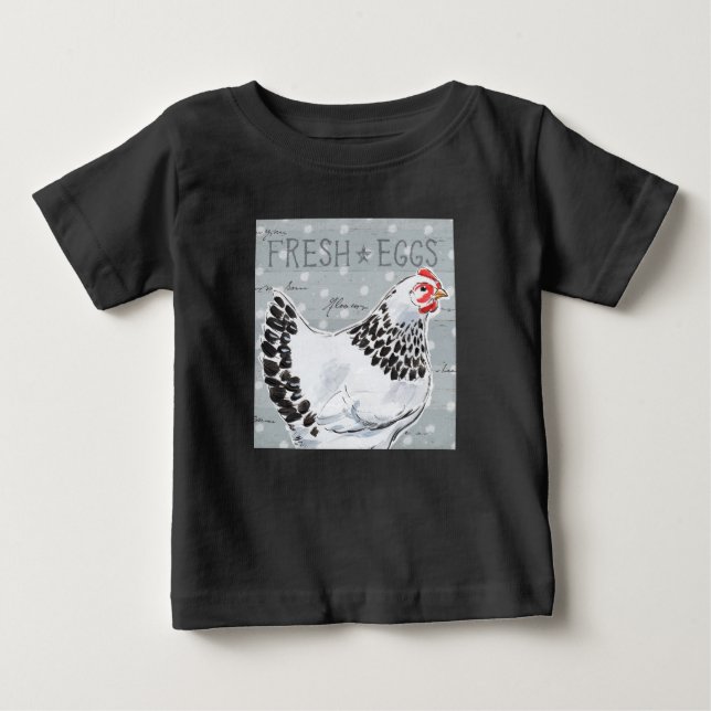 Hahn-Anruf II Baby T-shirt (Vorderseite)