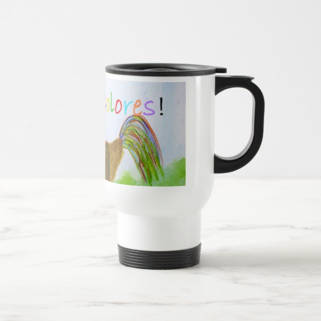 Hahn DeColores Kaffee-Tasse Reisebecher (Rechts)