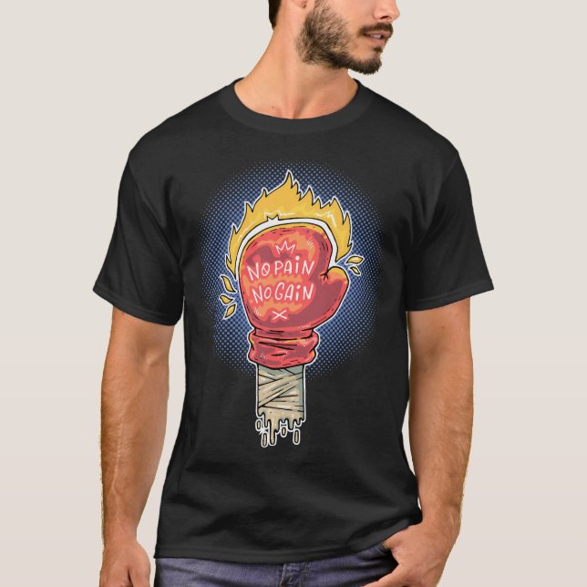 Hahn Horror Halloween. T-Shirt (Vorderseite)