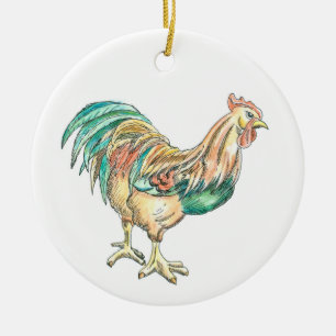 Hahn-Kunst Keramik Ornament