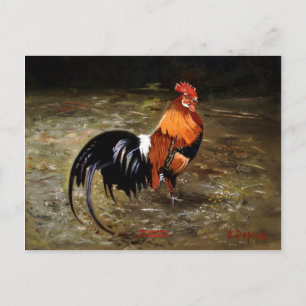 Hahn Postkarte